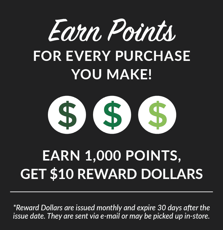 Earn Points on every purchase Earn Points on every purchase