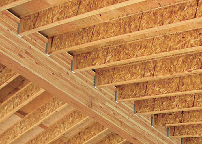 I-Joists and Glulam Beam