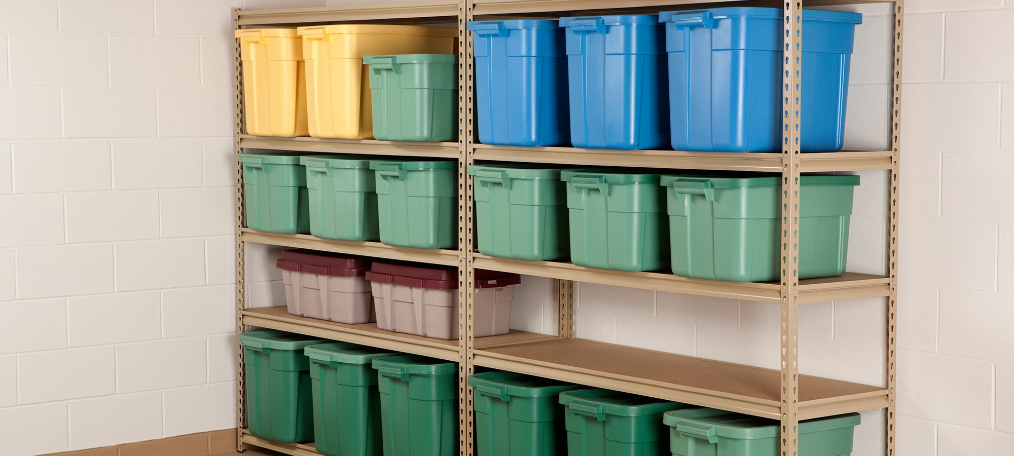 storage totes garage organization